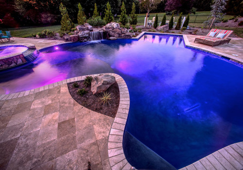 Installing Lighting and Water Features for an In-ground Pool